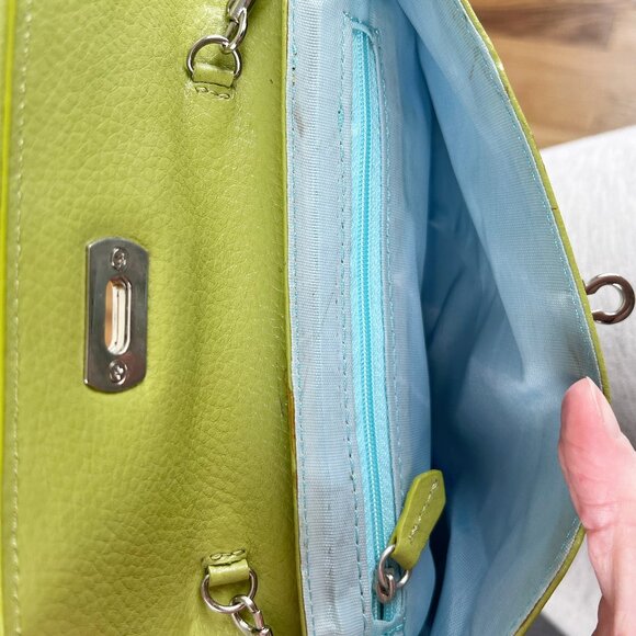 Vintage Baguette Bag Pebbled Leather Shoulder Bag Purse Handbag Clutch 90s Y2K - Picture 3 of 5